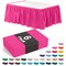 Ruffle Disposable Table Skirt 14 Ft Long Pleated Table Skirts with Adhesive Strip – Fits 6ft+ Rectangle or Round Tables – Ideal for Birthday Parties, Gender Reveal, Baby Showers & Event Decorations 6 pack by Exquisite